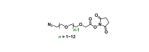 Azido-PEGn-CH2COO-NHS ester